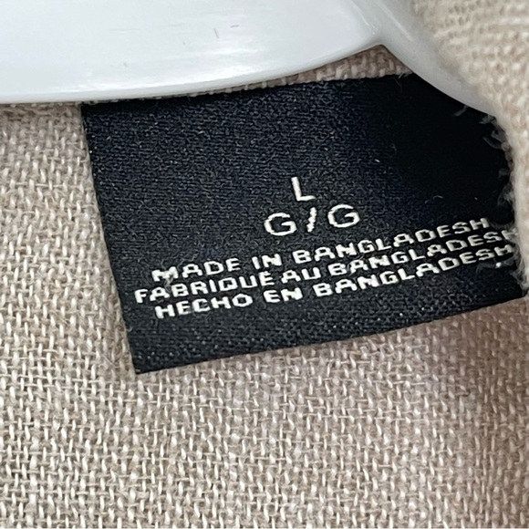 LINEN Washable Spring Summer Short Sleeve Shirt Top - Picture 5 of 6